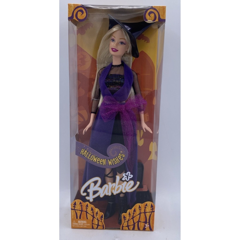 VTG Barbie Doll 2005‎ Halloween Wishes Matel G8539 NIB